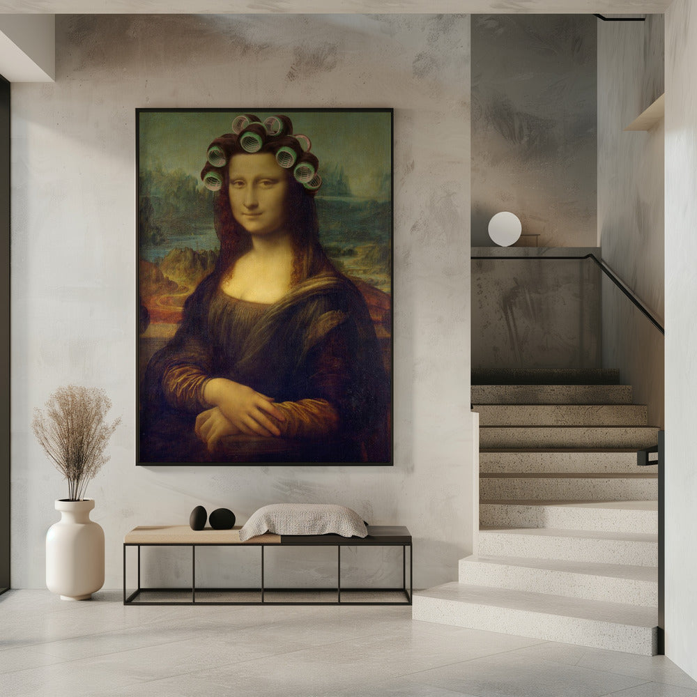Mona Lisa -  the Curly Girly Edition | Poster