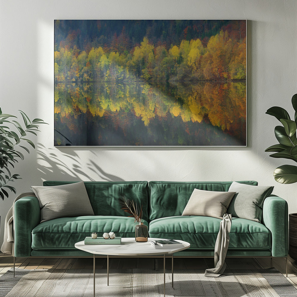 Herbstliche Stille | Leinwand