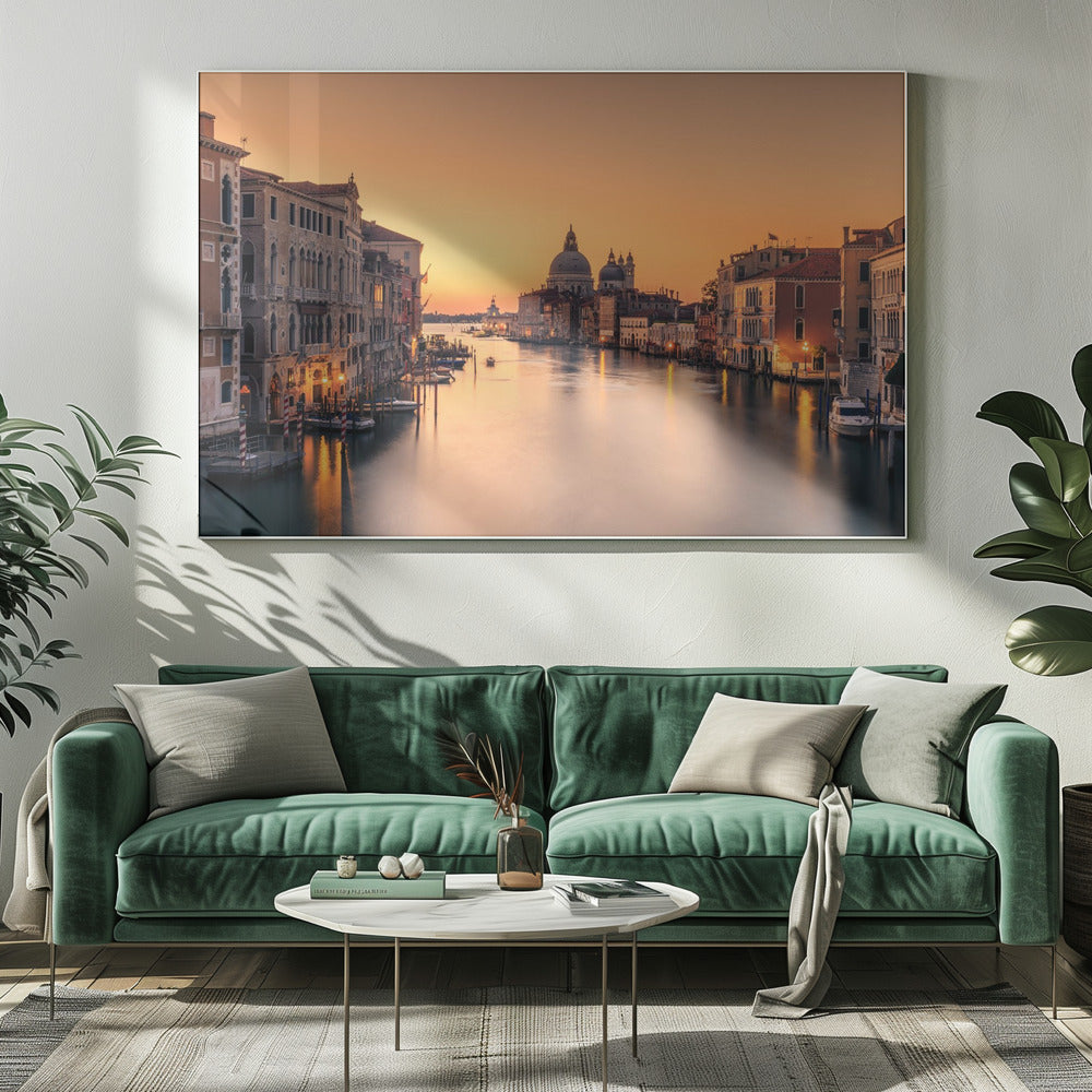Morgendämmerung in Venedig | Leinwand