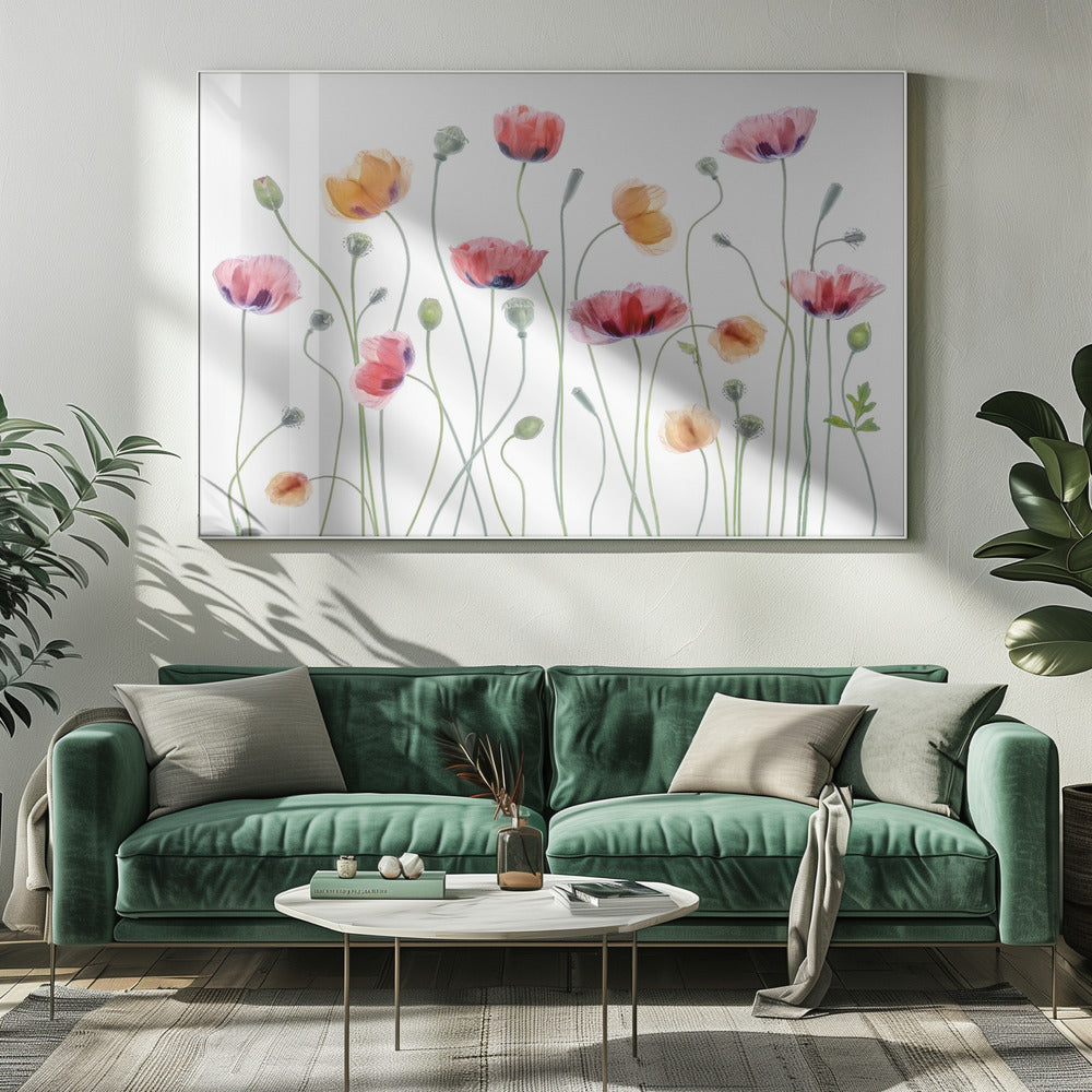Papaver-Party | Leinwand