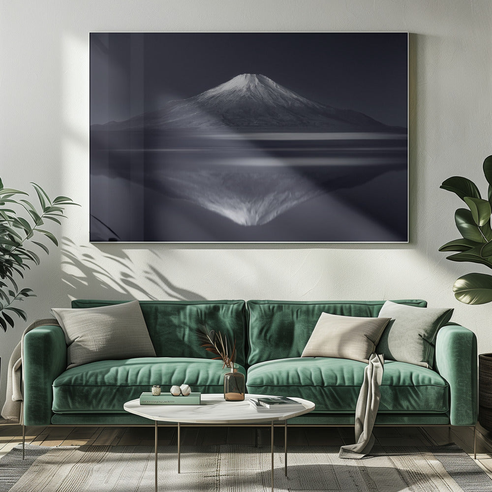 Spiegelung des Fuji | Leinwand
