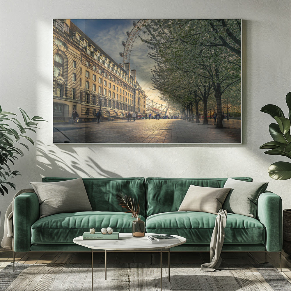 Last Daylights at the London Eye | Canvas