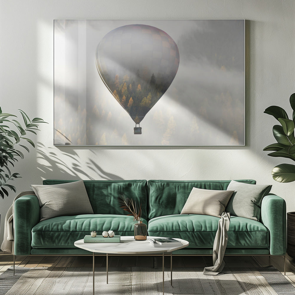 Verliere dich in der Welt | Leinwand