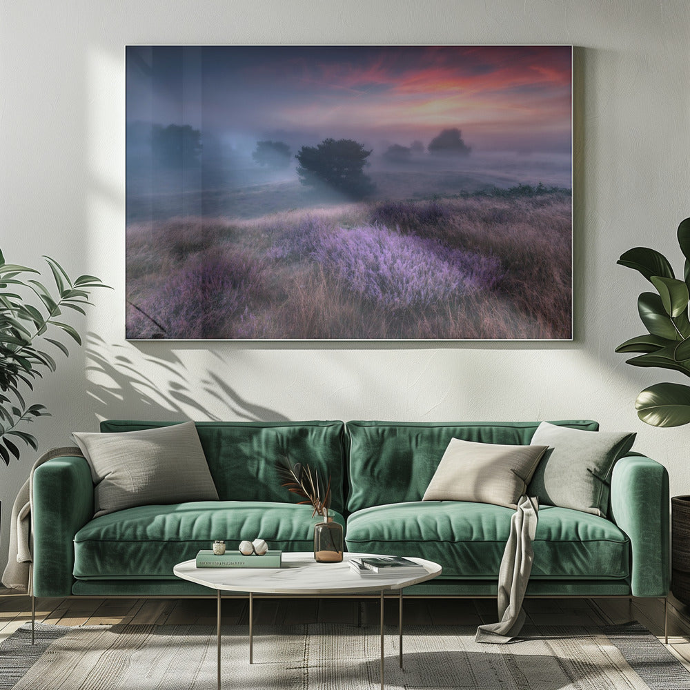 "Die Farben der Heide" | Leinwand