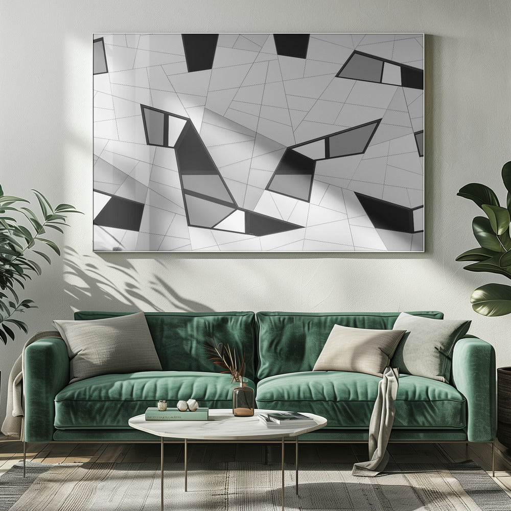Linienpuzzle | Leinwand