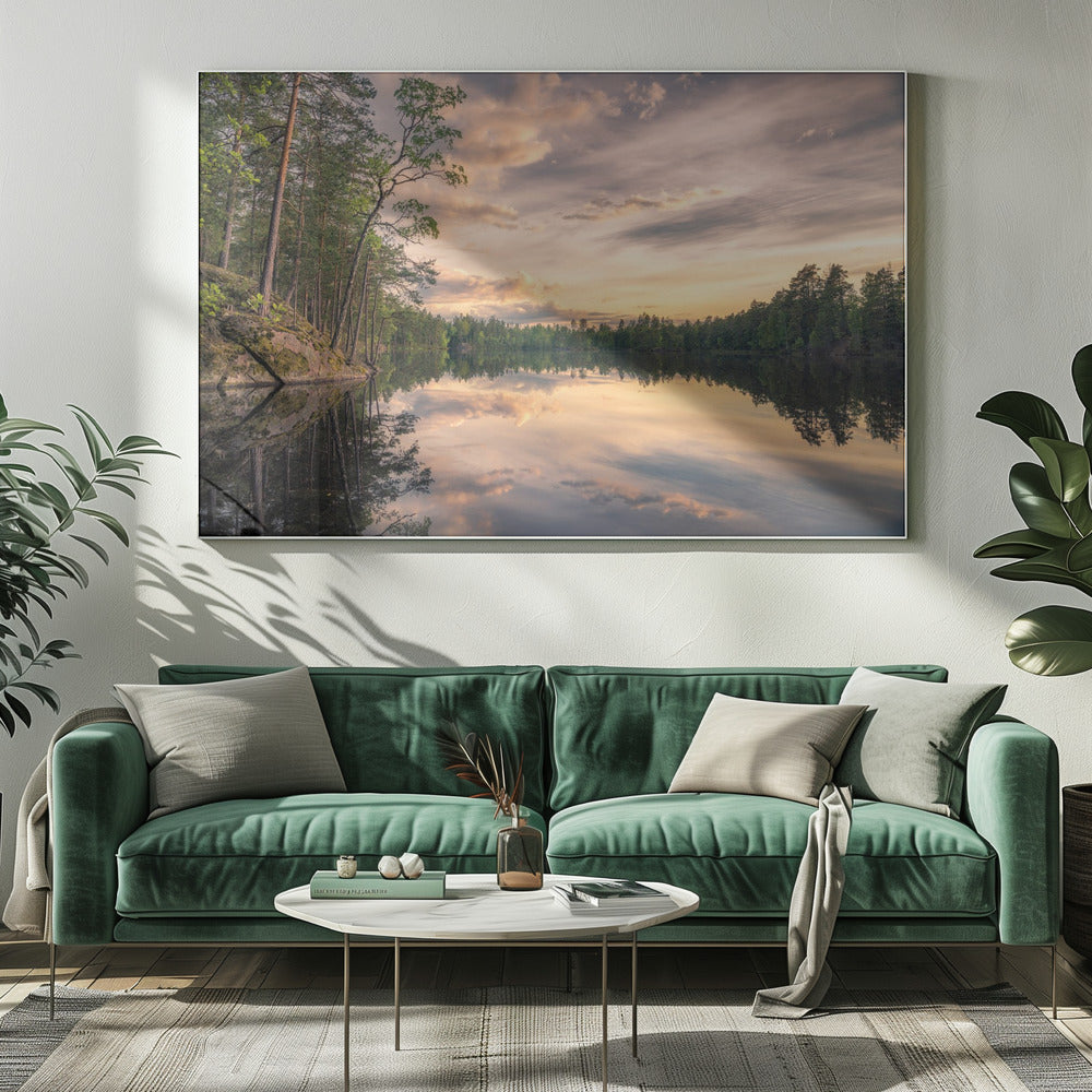 See Tarmsjön, Schweden | Leinwand
