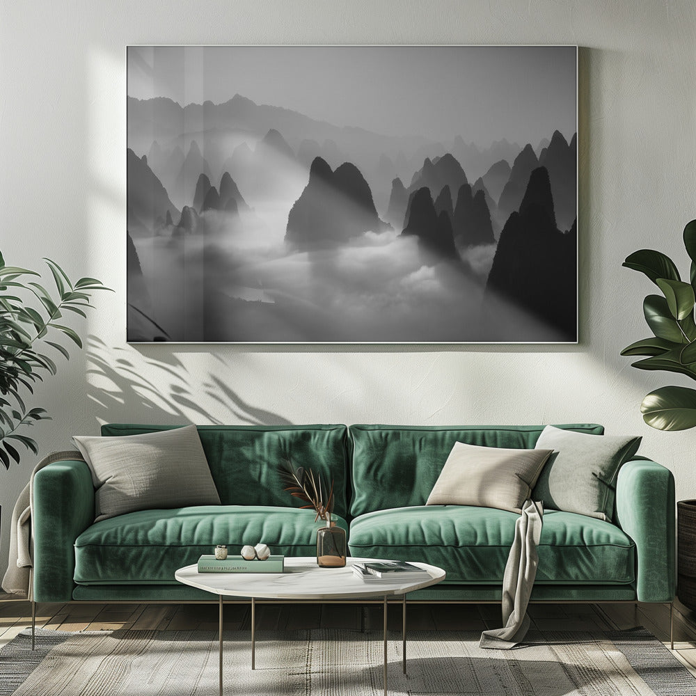 In den Wolken | Leinwand