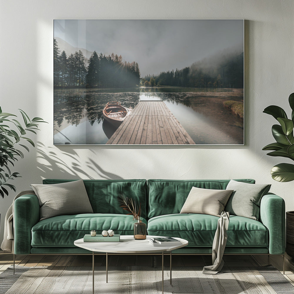 Nebliger Morgen | Leinwand