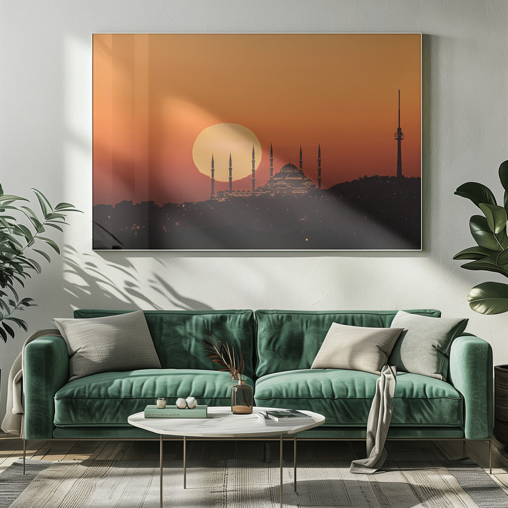 Sonnenaufgang in Istanbul | Leinwand