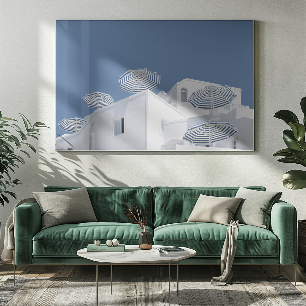 Blau und Weiß | Leinwand