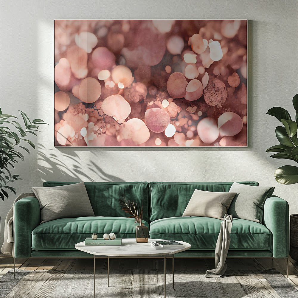 Blush Bokeh Dream | Leinwand