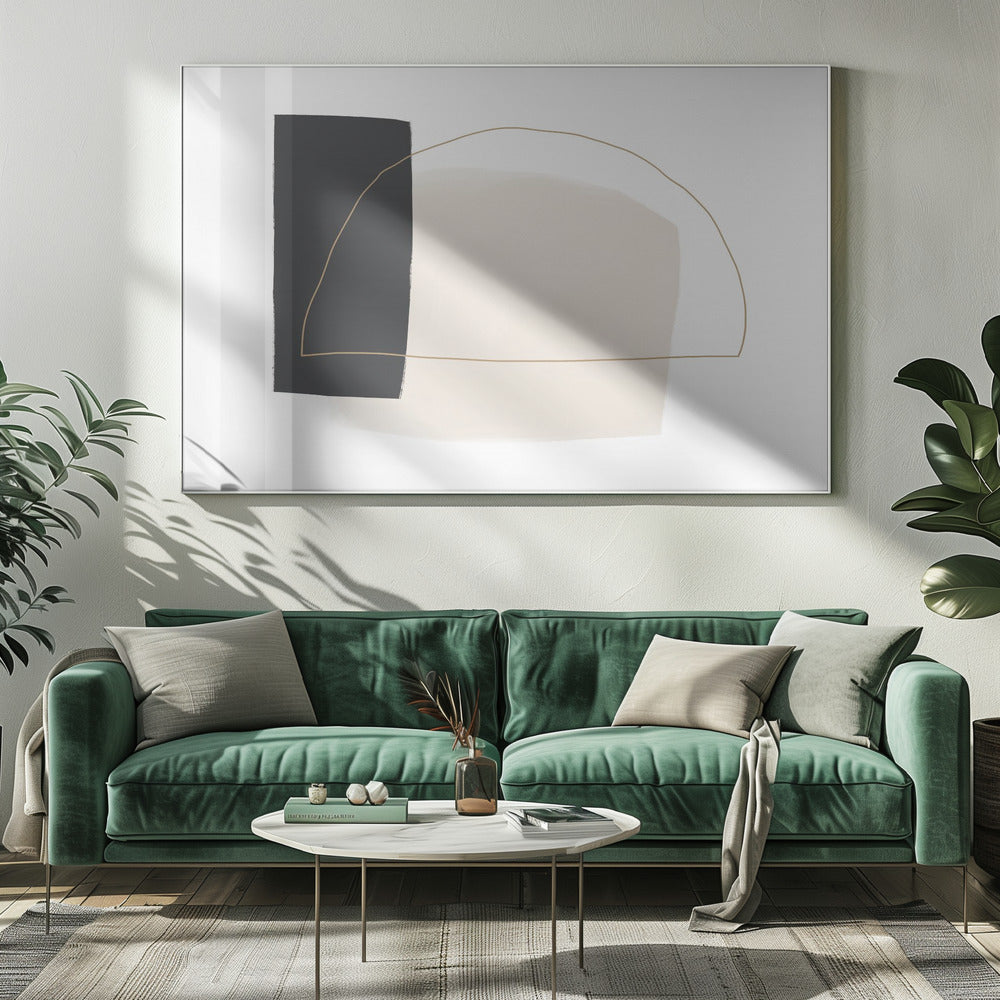 Curved Simplicity | Canvas