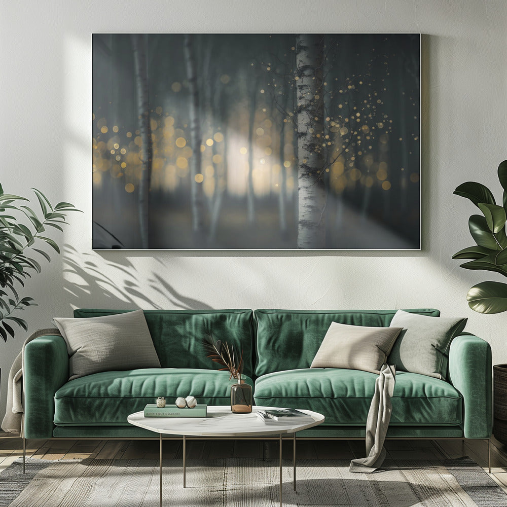 Verzauberte Birken | Leinwand