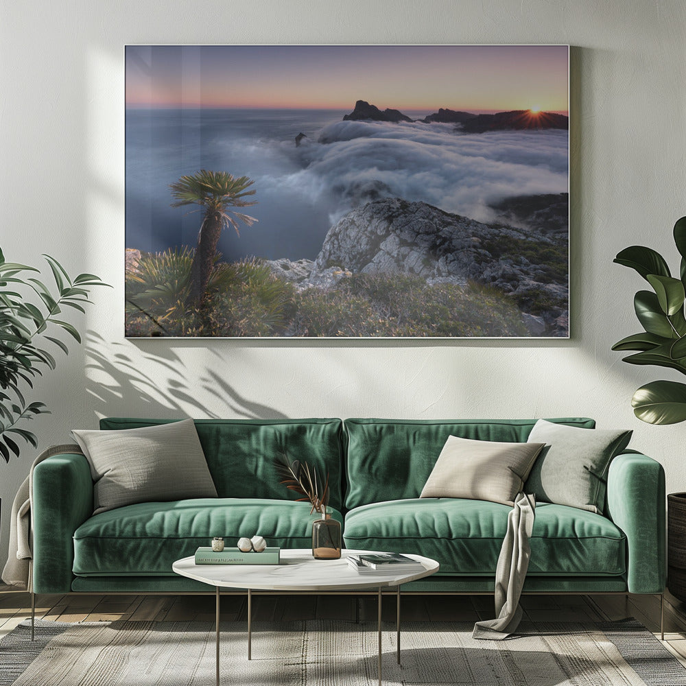 Dämmerungsaussicht | Leinwand