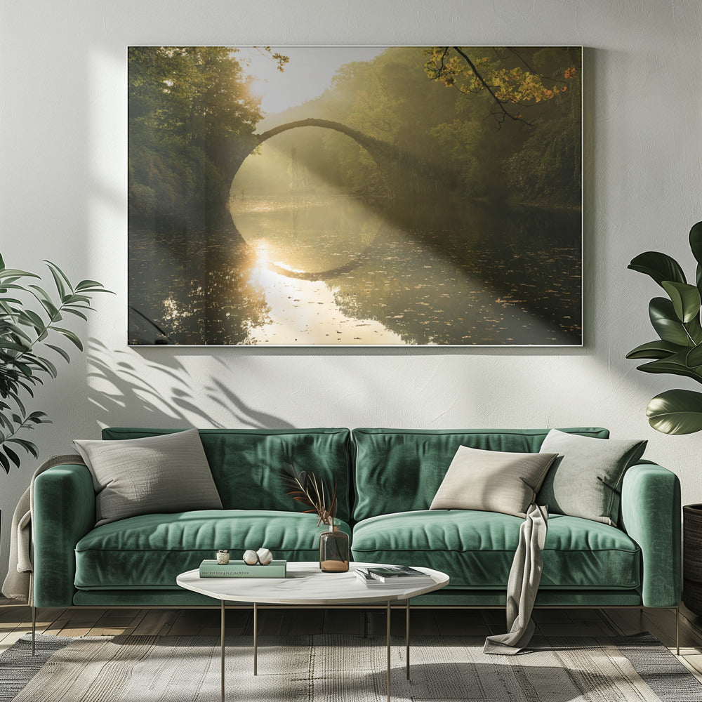 Goldener Kreis | Leinwand