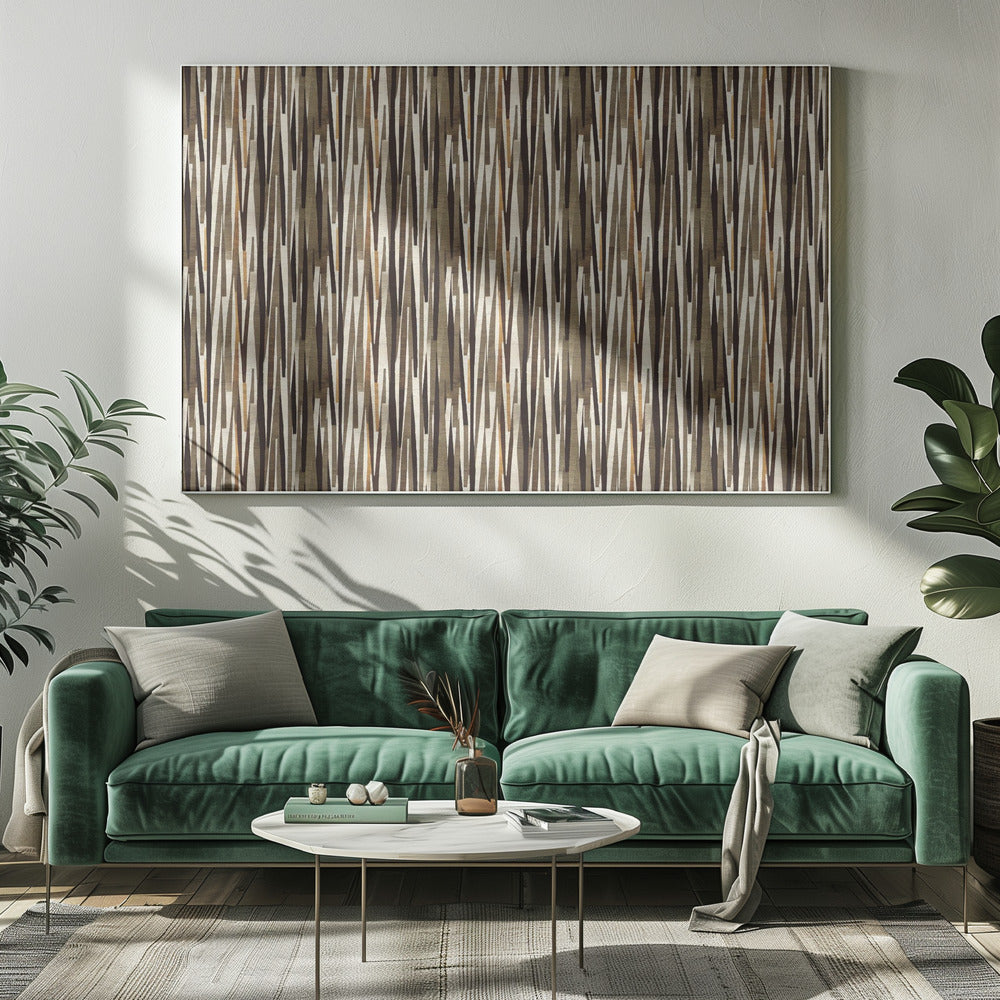Symmetrische Streifen | Leinwand