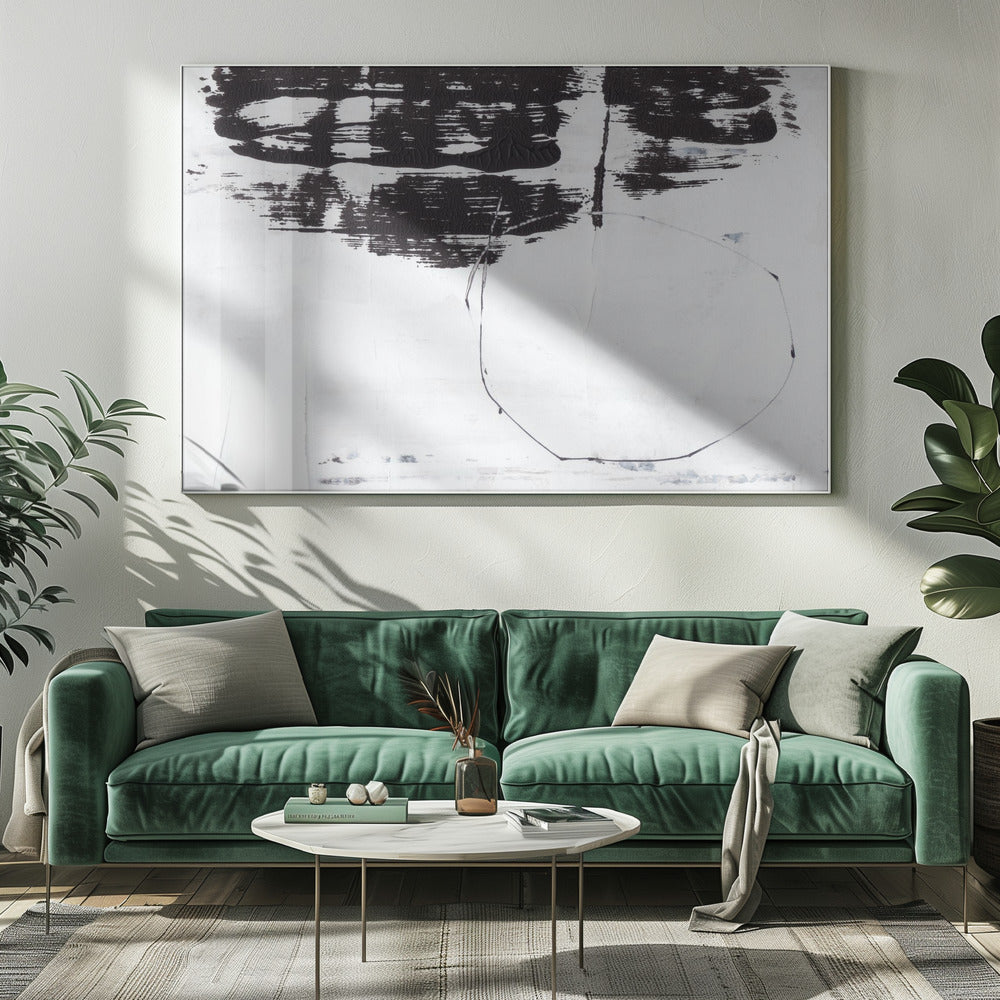 Monochromes Flüstern | Leinwand