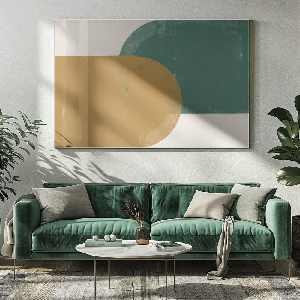Verfinsterte Geometrie | Leinwand