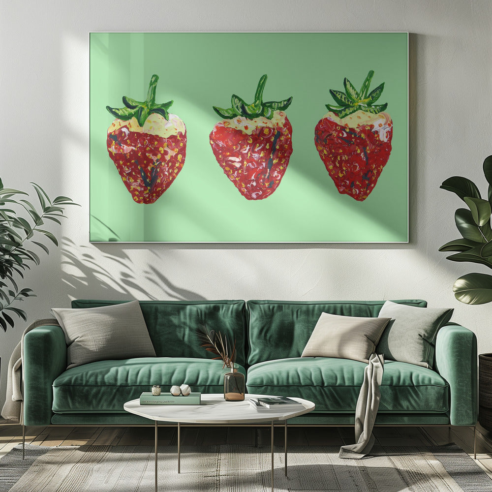 Erdbeeren | Leinwand