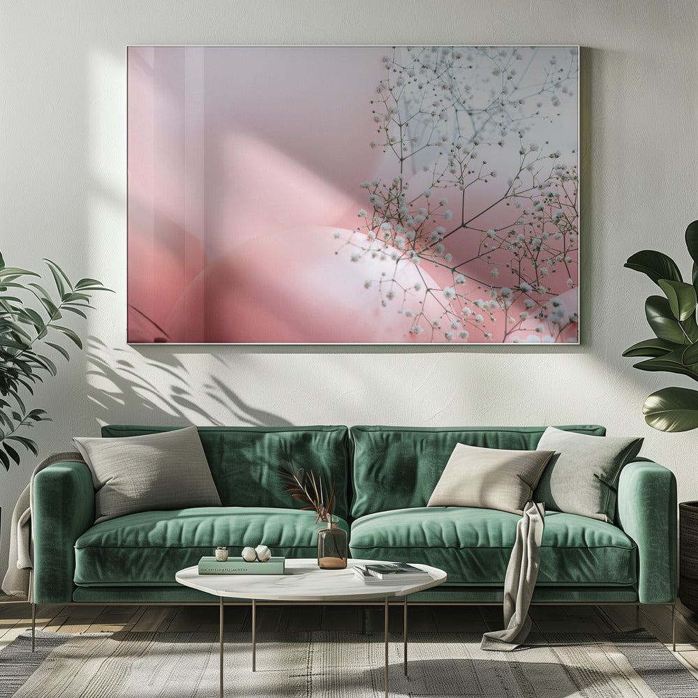 Blüten und Luftballons | Leinwand