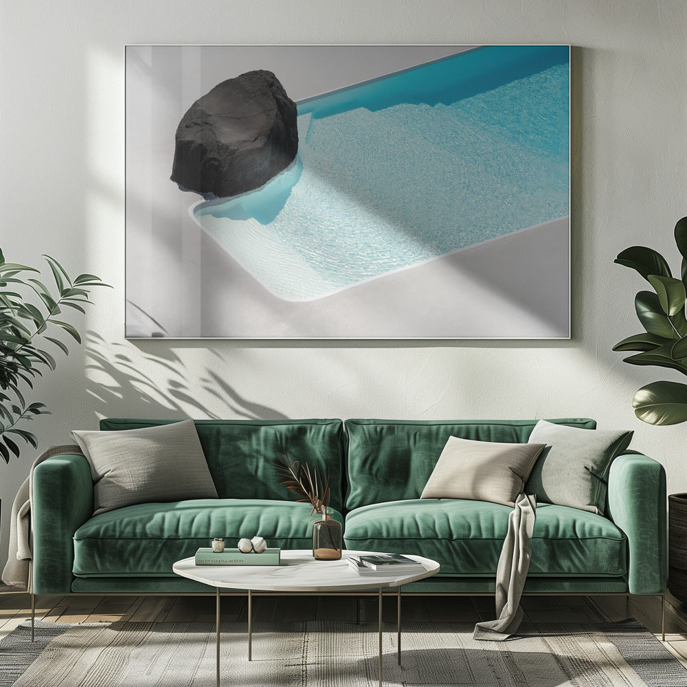 Der Pool | Leinwand