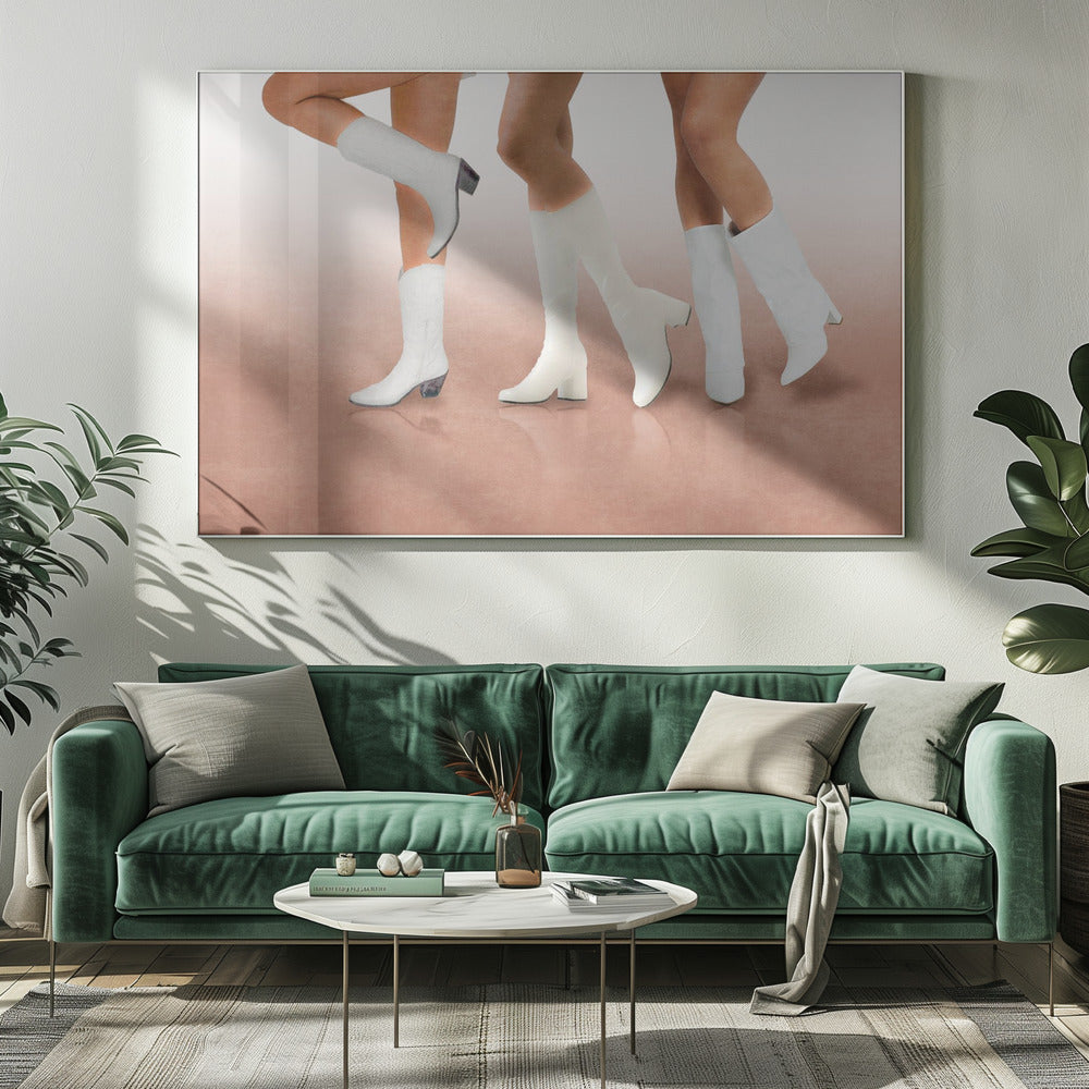 Boots in Motion | Leinwand