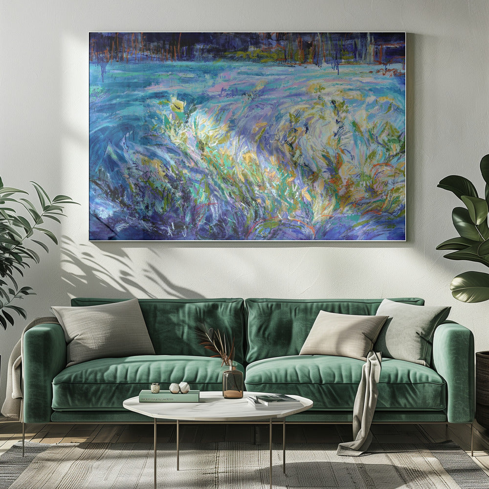 Brillante Blütenlandschaft | Leinwand