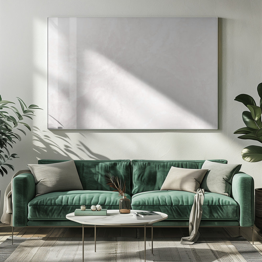 Subtile Texturen in sanften Cremetönen | Leinwand