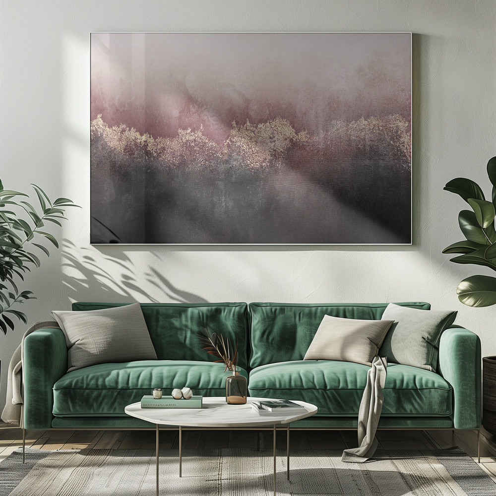 Rosa Himmel | Leinwand