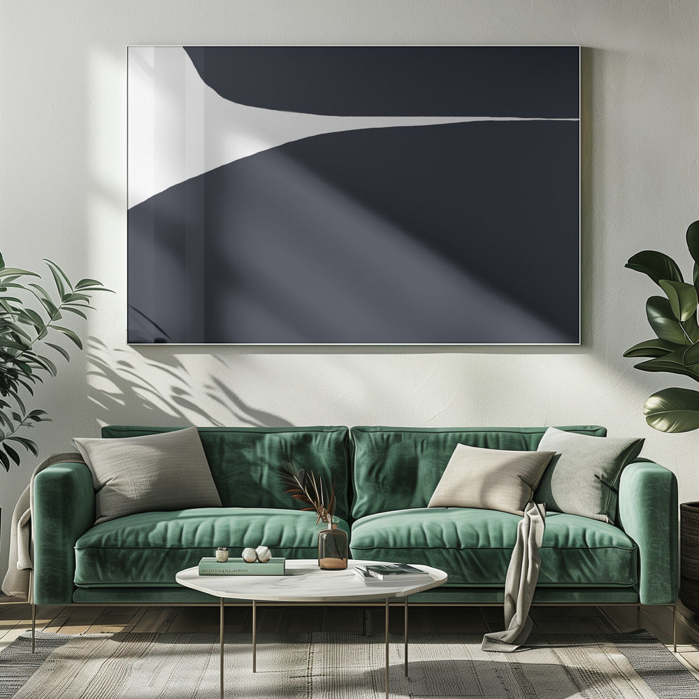 Monochromer Horizont | Leinwand