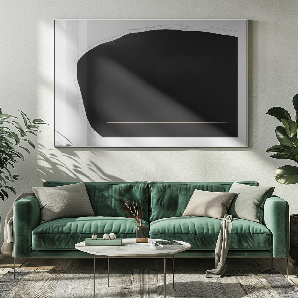Dominantes Schwarz | Leinwand