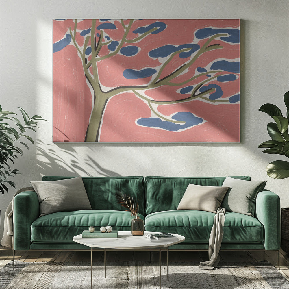 Bonsai-Baum-Kunstgemälde | Leinwand