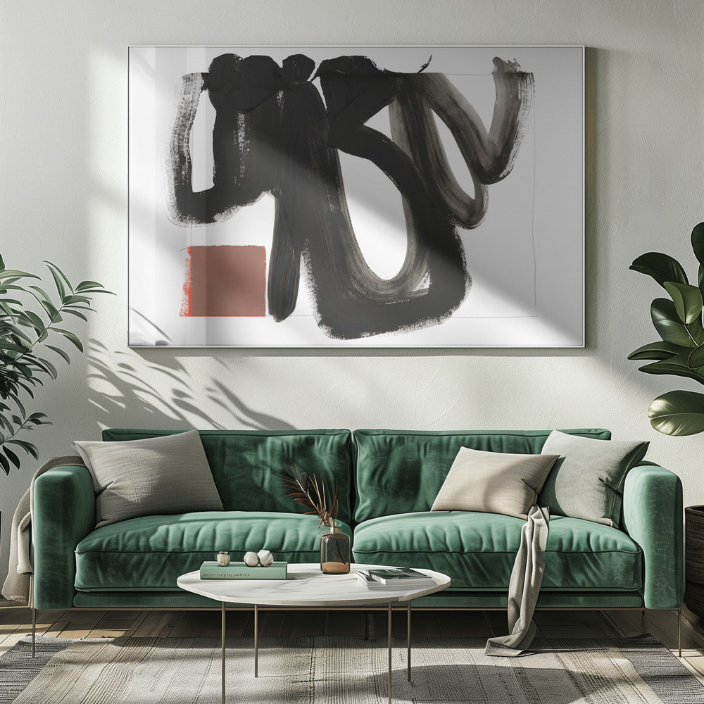 Schwarzes Zen 1 | Leinwand