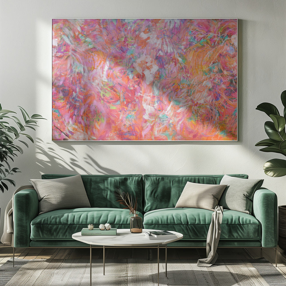 Unter den Rosen | Leinwand