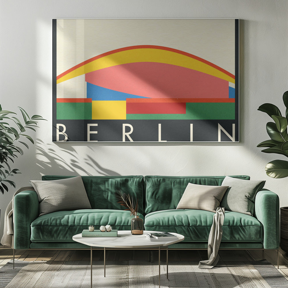 Berlin Hkw | Leinwand