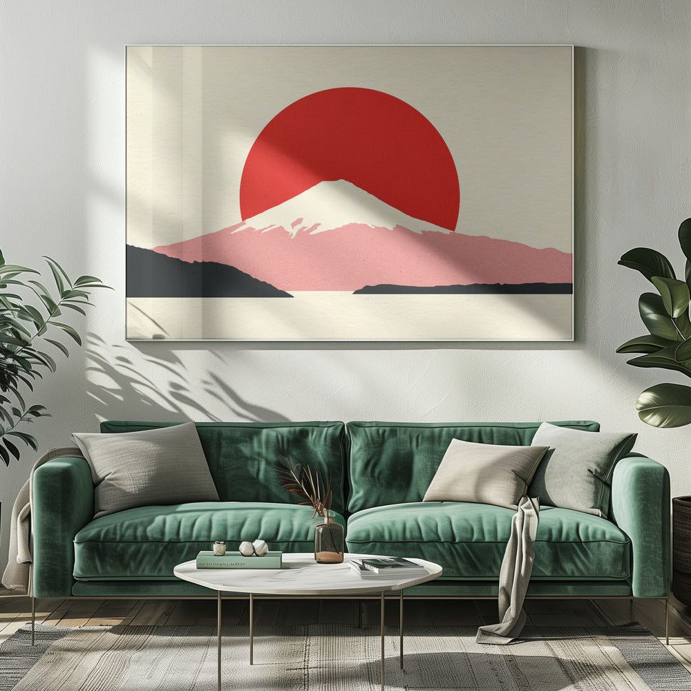 Fuji Sonne | Leinwand