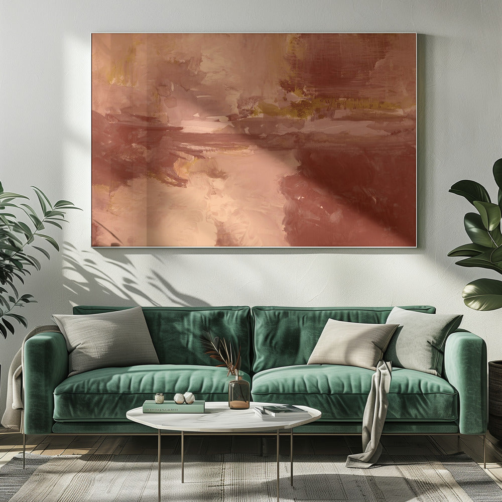 Eine friedliche Panoramalandschaft 1 | Leinwand