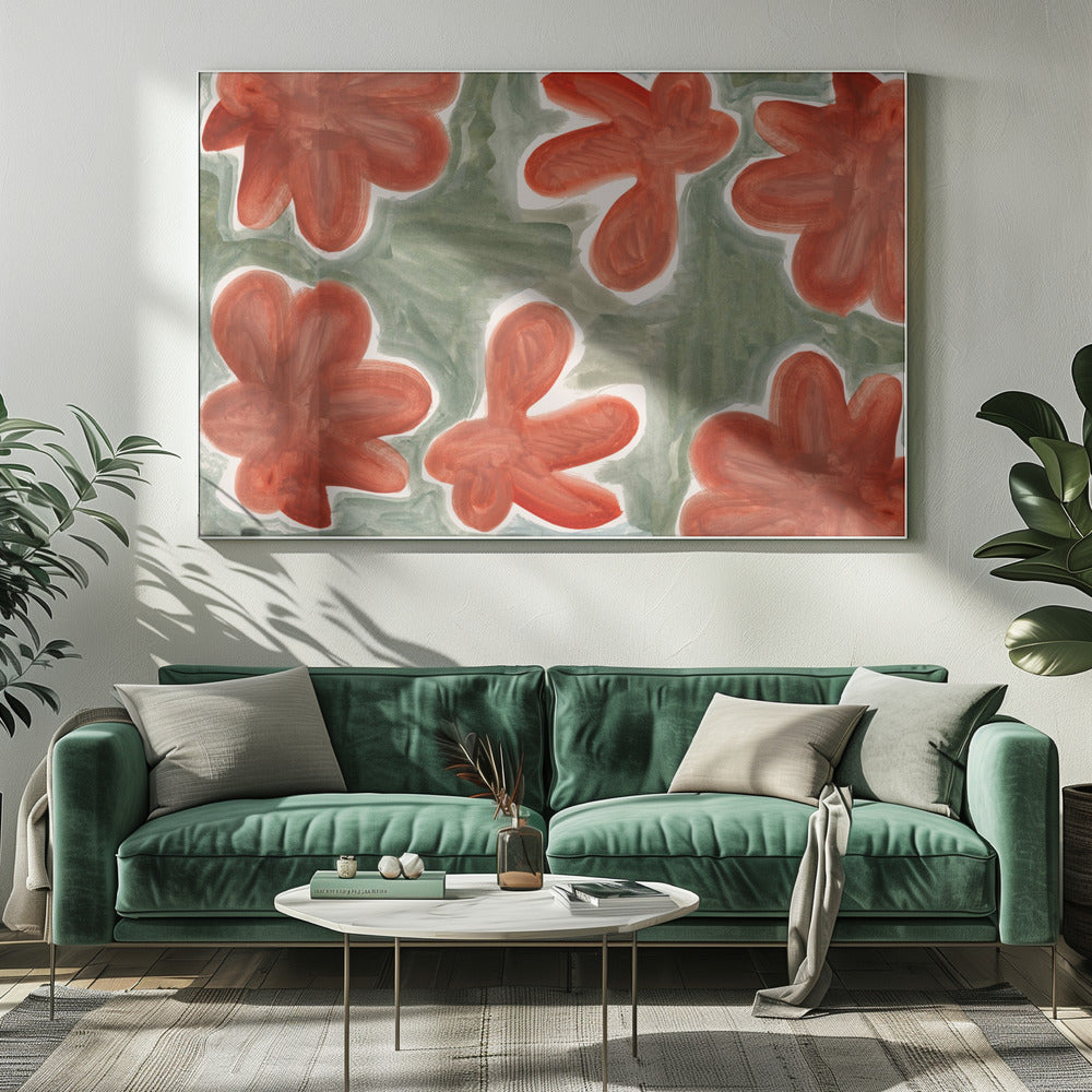 Große Blumen | Leinwand