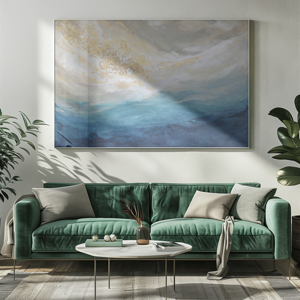 Himmlische Wellen | Leinwand