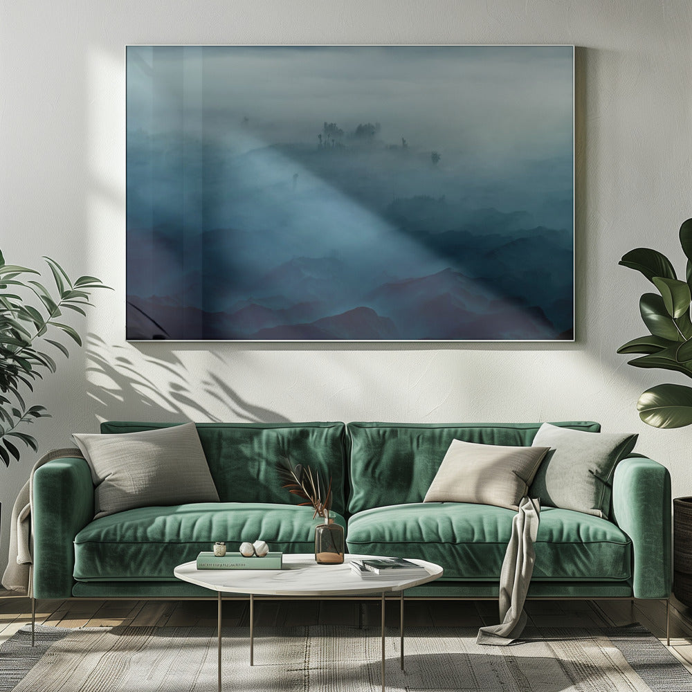 Land des Nebels | Leinwand