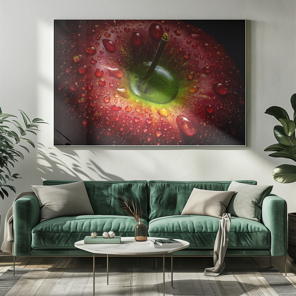 Roter Apfel | Leinwand