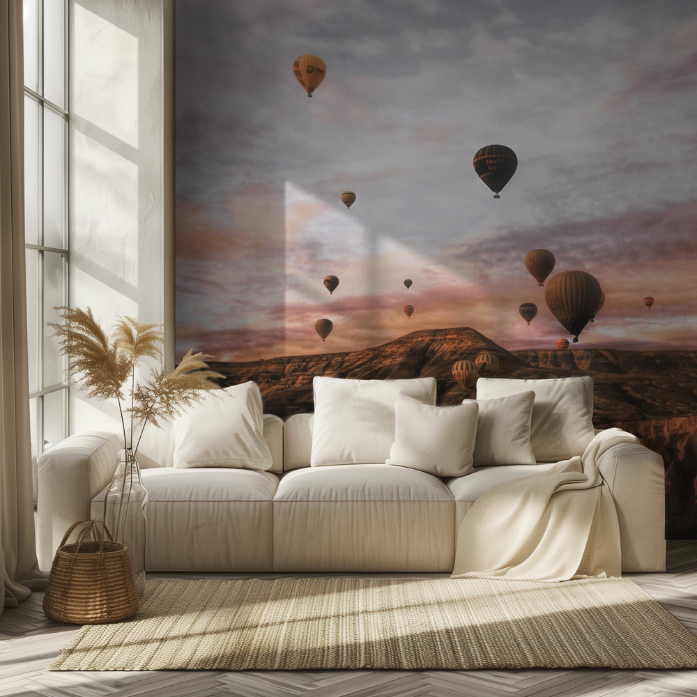 Heißluftballon von Kappodokia | Tapete