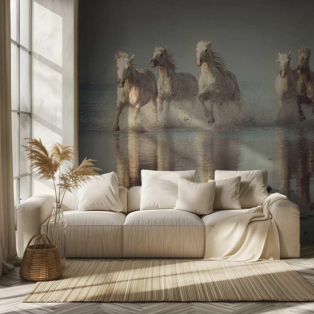 Camargue-Pferde | Tapete