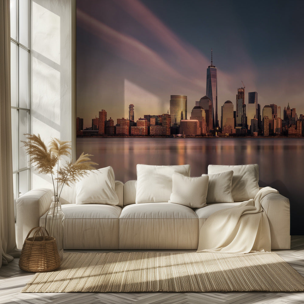 Goldenes Manhattan | Tapete