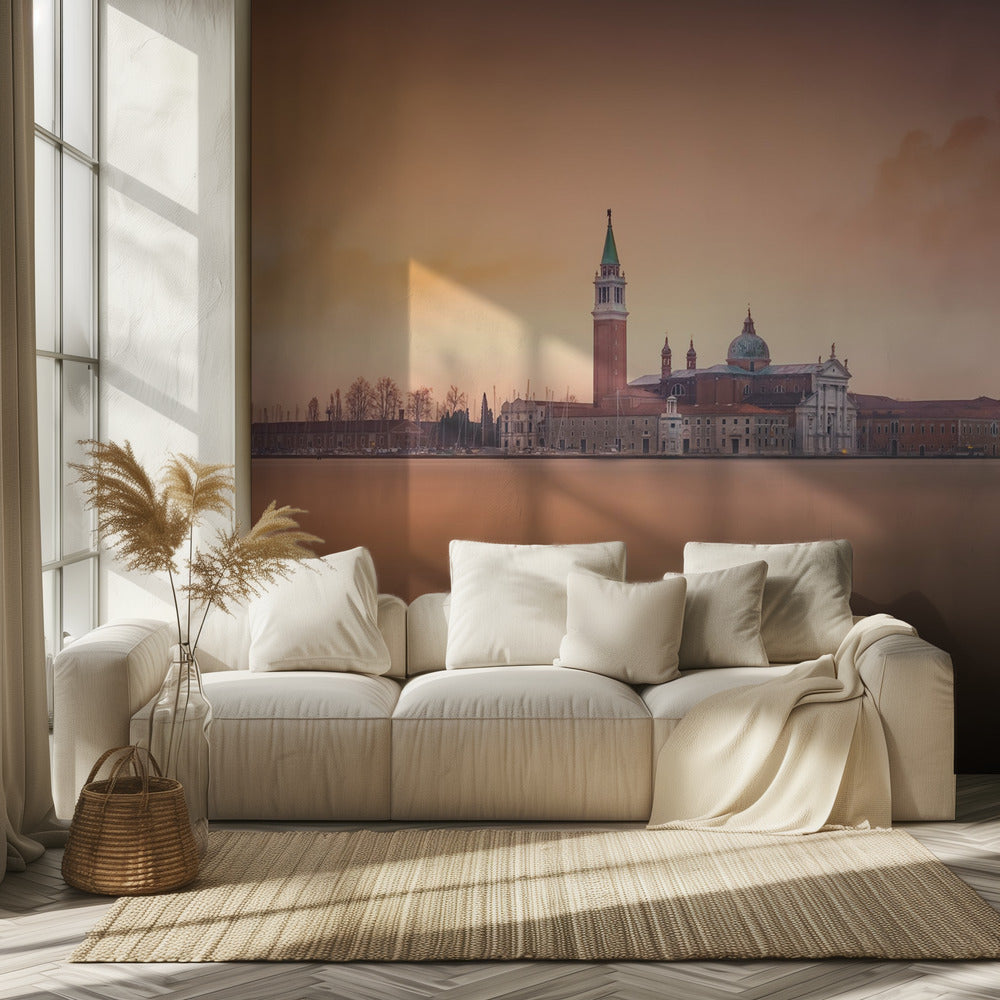 Venedig rosa Sonnenaufgang | Tapete