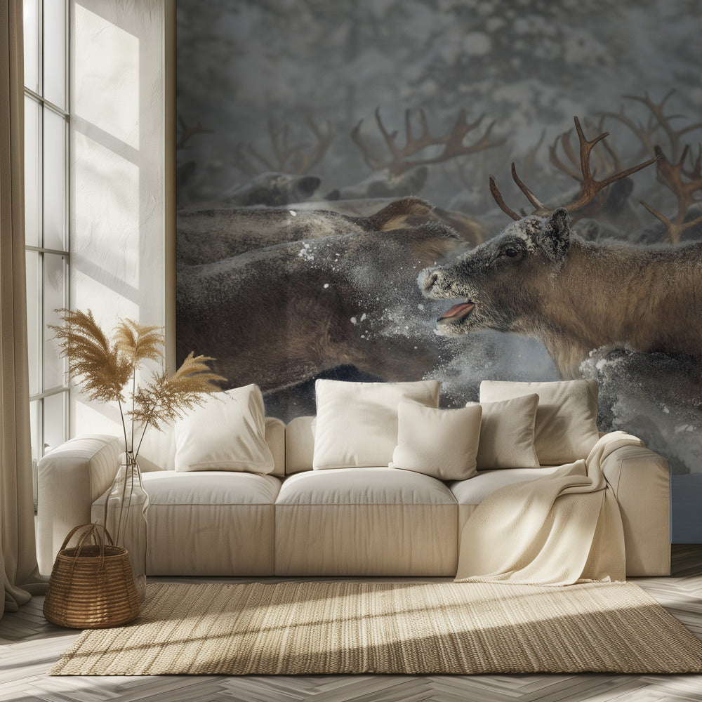 Rentiere III | Tapete