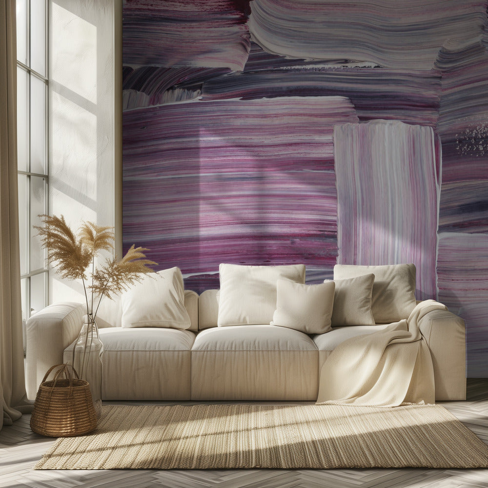Expressionistische bunte Pinselstriche | Tapete
