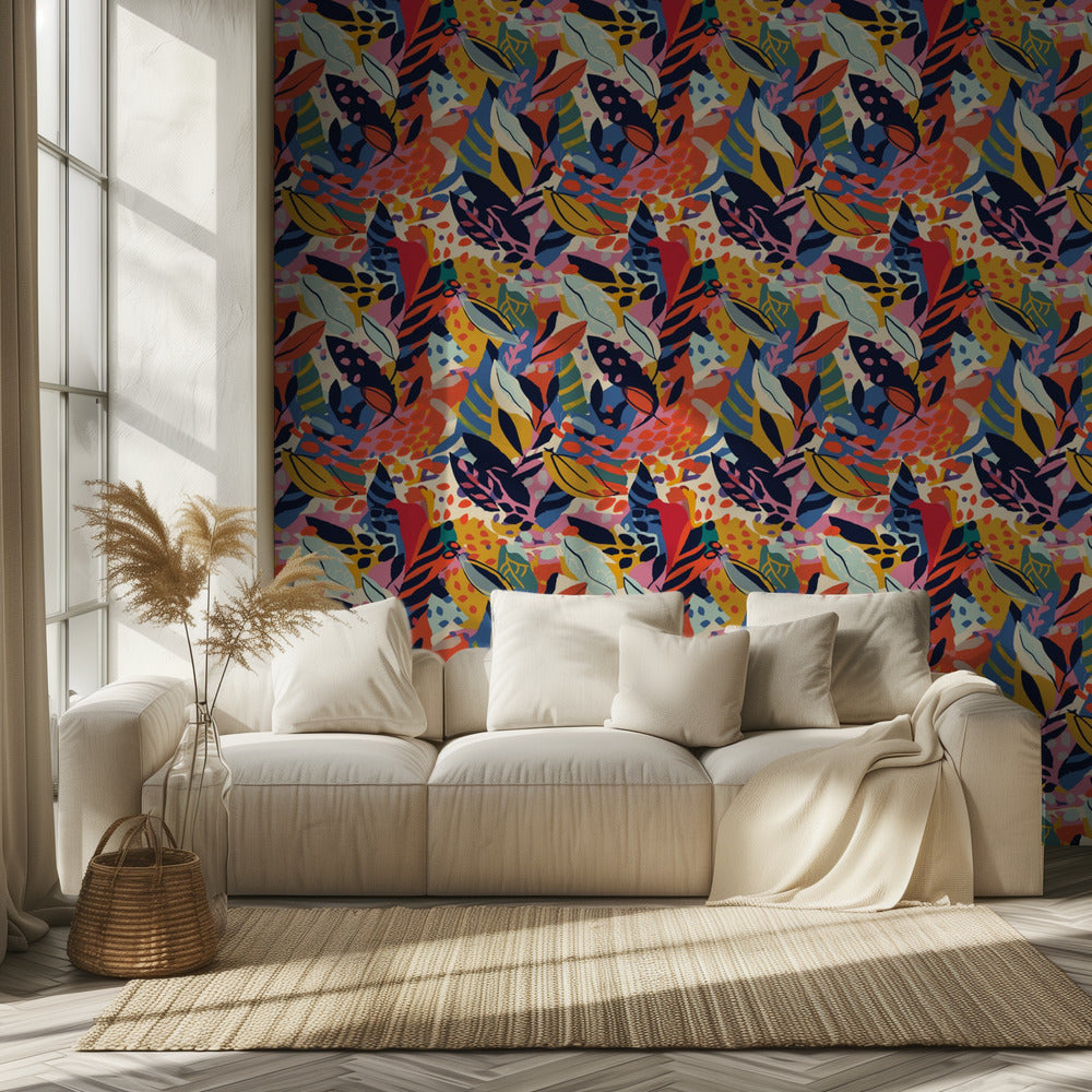 Vivid Jungle Tapestry | Wallpaper