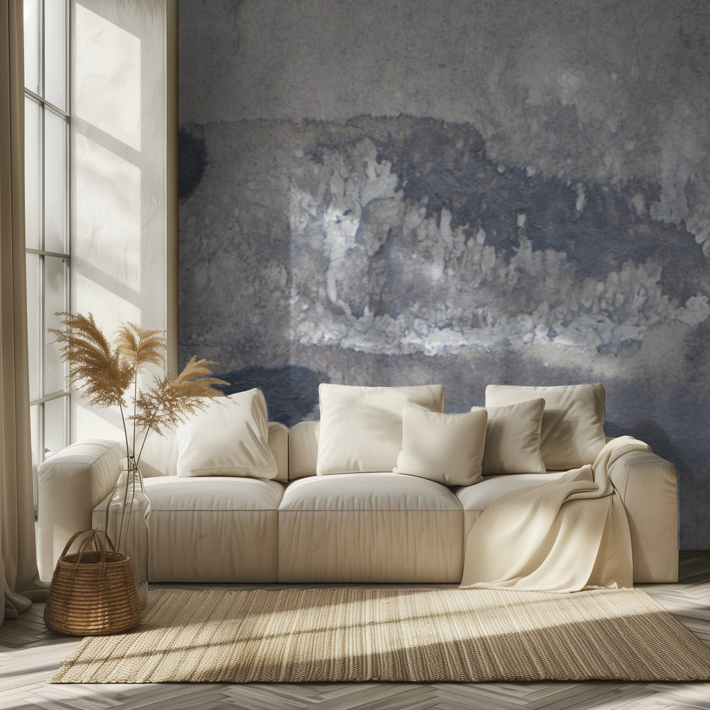 Monochrome Wellen | Tapete