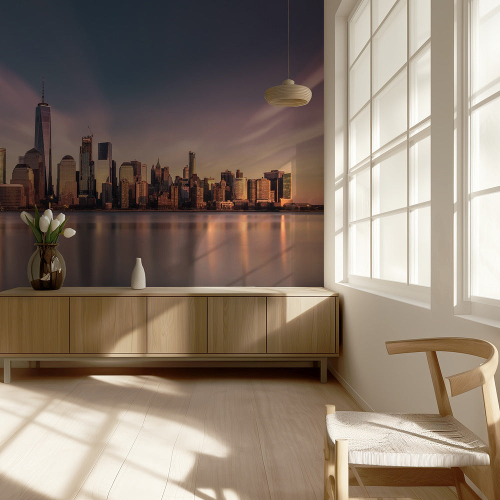 Goldenes Manhattan | Tapete